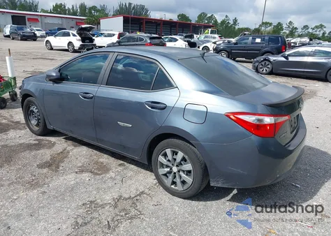 2015 Toyota Corolla Le z USA, uszkodzony, nr VIN 2T1BURHEXFC340899